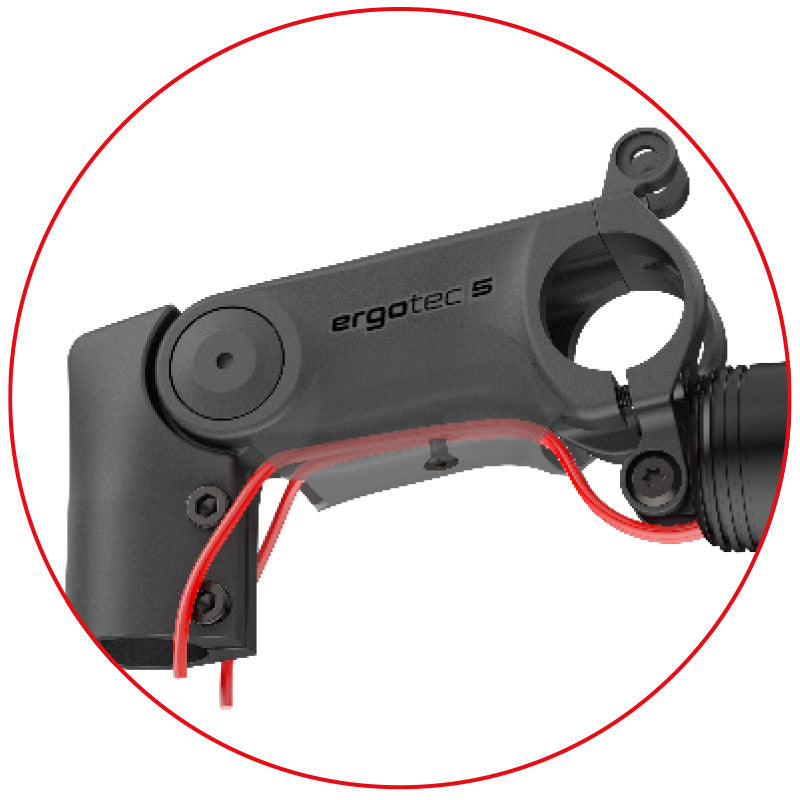 Load image into Gallery viewer, Ergotec stuurpen ahead 50 xl si ø28.6mm vork 110mm ø31.8mm - zwart
