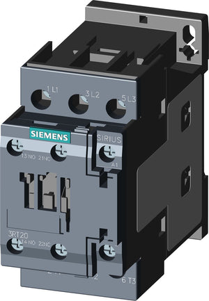 Siemens 3rt2026-1ap00 contactor 3x no 11 kw 230 v ac 25 a met hulpcontact 1 stuk(s)