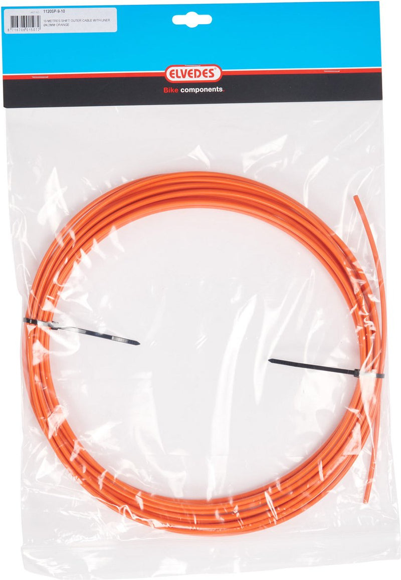 Load image into Gallery viewer, Elvedes rem buitenkabel 5mm (10m)oranje liner 1125tef-9-10
