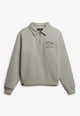 Superdry - athletic collared halve rits trui - dames - truien xxs