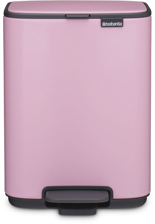 Brabantia bo pedaalemmer - 4 liter - badkamer - lilac pink