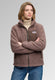 Superdry - heritage zip through fleece - dames - hoodies