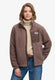 Superdry - heritage zip through fleece - dames - hoodies