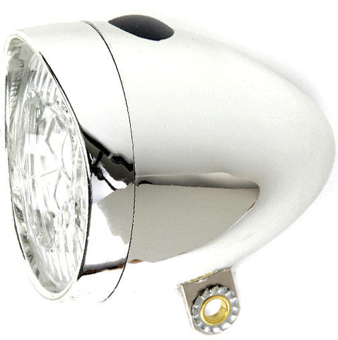 headlight Retro led batteries silver