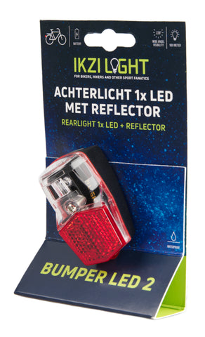 rear light led batteries red/black