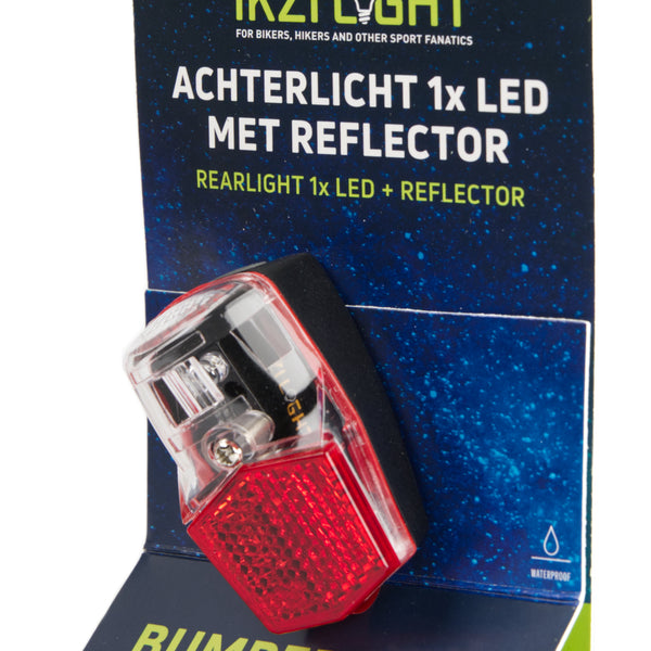 rear light led batteries red/black