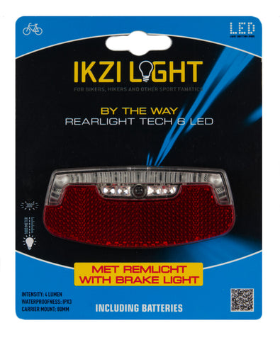 Ikzi rear light 6-led car + brake light by the way battery