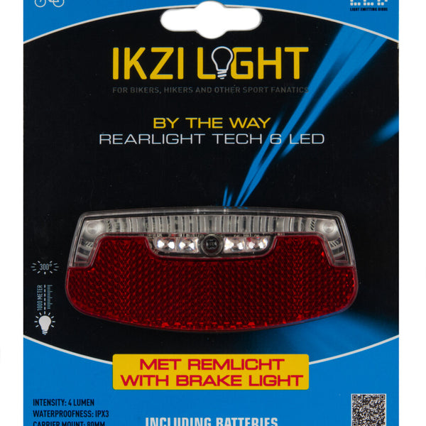 Ikzi rear light 6-led car + brake light by the way battery