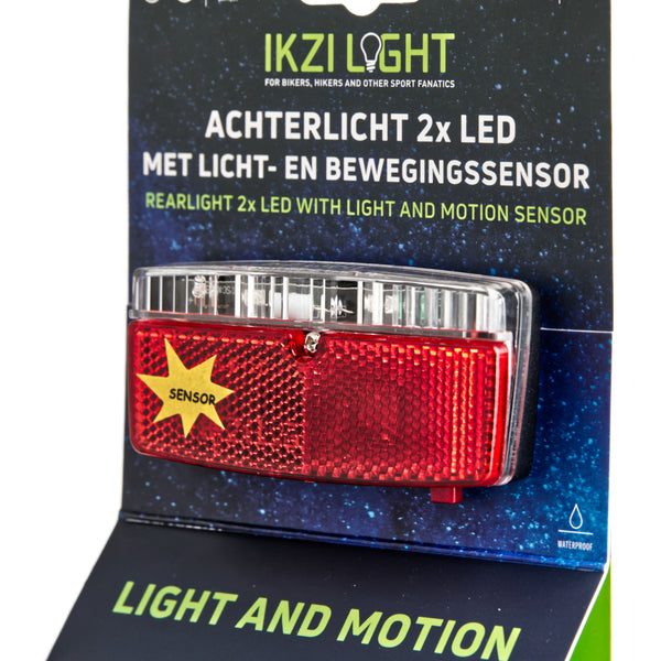 taillight Tech led batteries 10 cm red