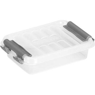 Sunware q-line opbergbox 0,2 liter transparant 11,8x7,7x3 cm