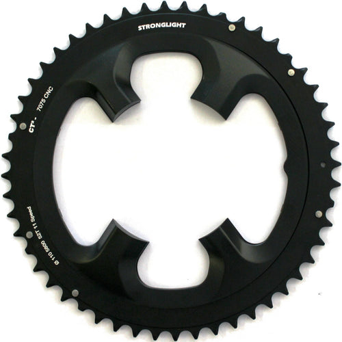 Stronglight kettingblad mod. 17 chain ring strongl. 52t outer alu black