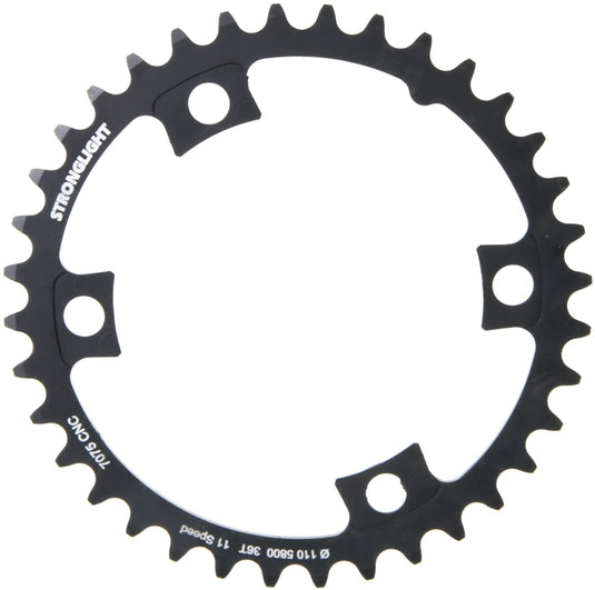 Stronglight kettingblad mod. 17 chain ring strongl. 36t inner alu black