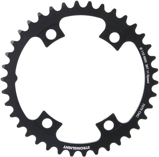 Stronglight kettingblad mod. 17 chain ring strongl. 38t inner alu black