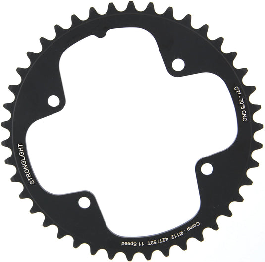 Stronglight kettingblad ct2 mod. 17 chain ring strongl. ct2 42t inner cer.-tefl.coat.