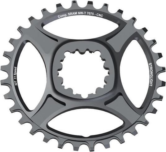 Stronglight kettingblad ht3 mod. 17 chain ring strongl.ht3 32t inner alu black