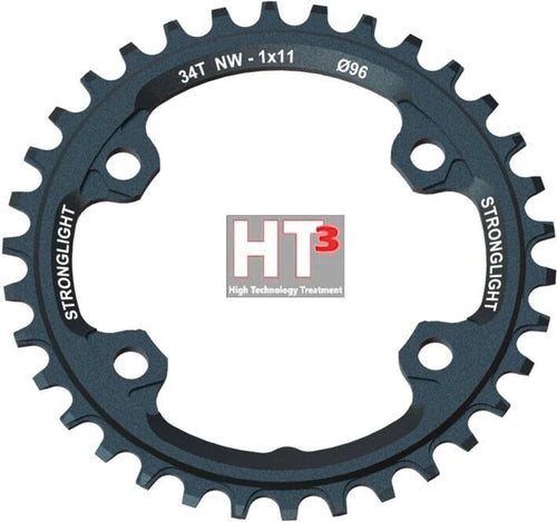 Stronglight mtb kettingblad ht3 mod. 17 chain ring strongl. ht3 34t alu black