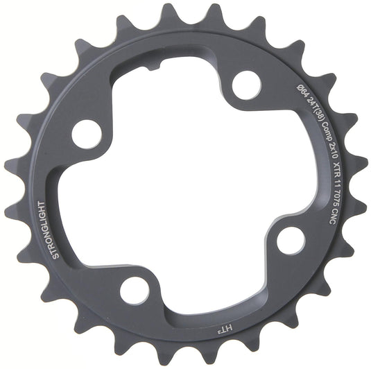 Stronglight mtb kettingblad ht3 mod. 17 chain ring strongl. ht3 24t inner alu black
