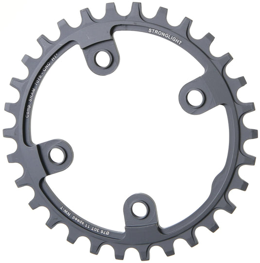 Stronglight kettingblad ht3 chain ring strongl. ht3 30t inner alu black