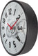 Nextime gear clock – wandklok – 36 cm – metaal glas – wit – bewegende tandwielen