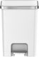 Eko - hana 2 pedaalemmer 25 liter - plastic - wit - prullenbak
