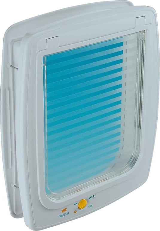 Ferplast -huisdierenluik-swing-15t-handmatig-4-standen-wit