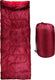 Camp active slaapzak volwassenen - zomerslaapzak voor 5°c tot 10°c - 190 x 72 cm - rood
