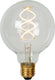 Lucide g95 - filament lamp - ø 9,5 cm - led dimbaar - e27 - 1x4,9w 2700k - transparant
