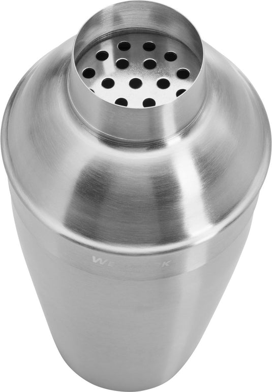 Westmark cocktailshaker met geïntegreerde zeef en deksel, inhoud: 0,5 liter, roestvrij staal 18 8, zilver geborsteld, 62812260