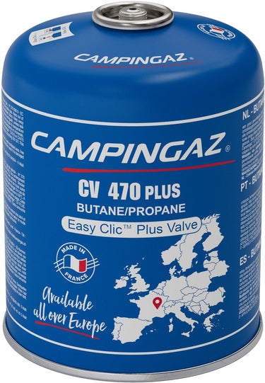 Campingaz cv470 plus cartridge - kliksysteem - 450 gram butaan propaan - gas