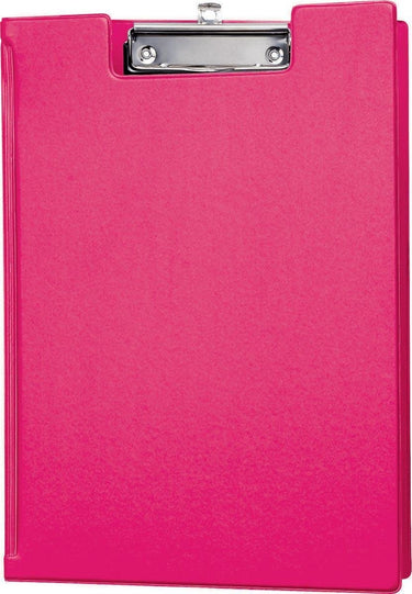 Maul klembordmap a4 staand + penlus neon roze