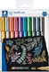 Staedtler metallic pen - set met 10 st design journey - 8323 tb10