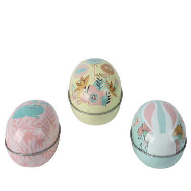 Decoris opbergblik paasei ã˜6cmh11.5cm multi