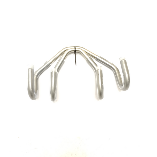 Takel co ophanghaken met beschermingsrubber rvs (2st)