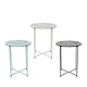 Decoris sidetable ijzer indoor ã˜40cm x h.48cm- zwart, beige of blauw