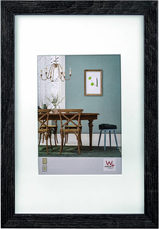 Walther fiorito - mdf houten lijst - fotoformaat 50x60 cm - donkergrijs