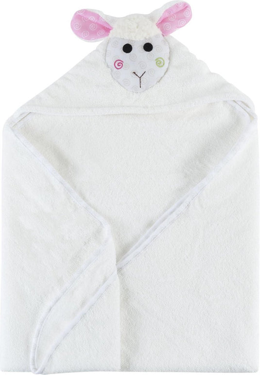 Zoocchini baby badcape - lola the lamb wit