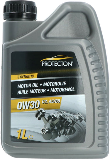 Protecton motorolie - vol synthetisch 0w-30 c2 - long life - voor motoren met dpf- en of twc-technologie - brandstof besparend - 1 liter