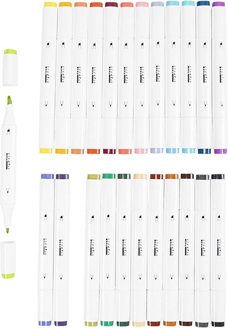Load image into Gallery viewer, Creativ company tekenstift kleuren, 24st. dubbelzijdig
