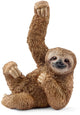 Schleich wild life luiaard speelgoeddier - handgeschilderd, educatief.