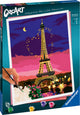 Ravensburger creart city of love - schilderen op nummer voor volwassenen