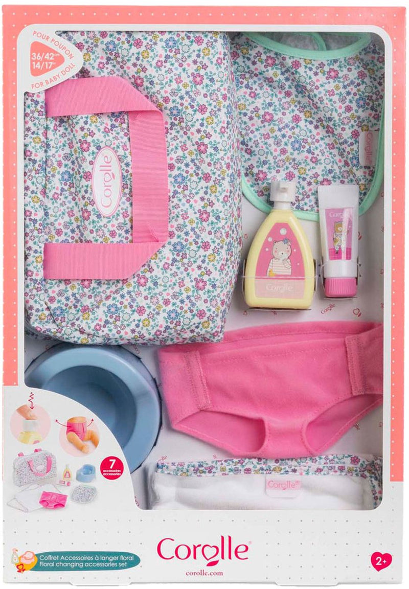 Load image into Gallery viewer, Corolle luieraccessoires bloemen set voor babypop, 36cm
