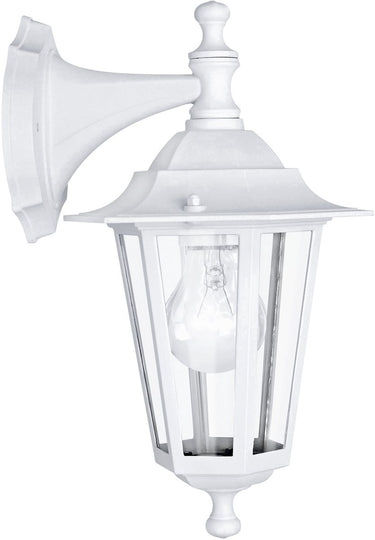 Eglo laterna 4 wandlamp buiten - e27 - 35 cm - wit