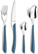 Amefa bestek eclat marineblauw metaal (24 pcs)
