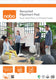Nobo gerecycled flipover papier op rol - 50 vellen dubbelzijdig blanco of geruit papier- 58x81cm - 70 grams