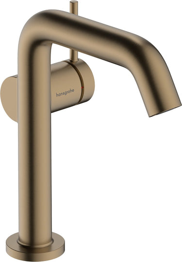 Hansgrohe tecturis s - wastafelkraan - ééngreeps bediening - coolstart energiebesparend - zonder waste - 150mm maat - brushed bronze