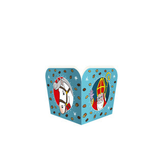 Globos papieren snackboxen sinterklaas - 6st.