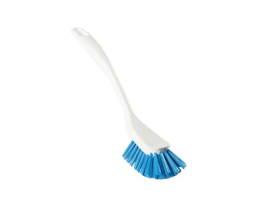 Vikan afwasborstel design medium (wit blauw)