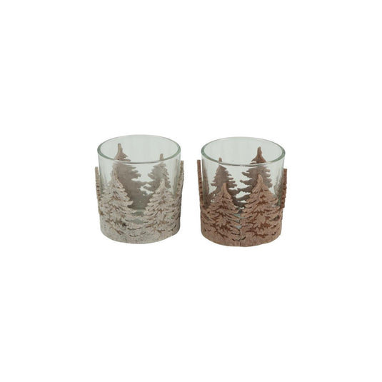 Country field countryfield theelichthouder bos malung 2 assorti ã˜7,3x8cm