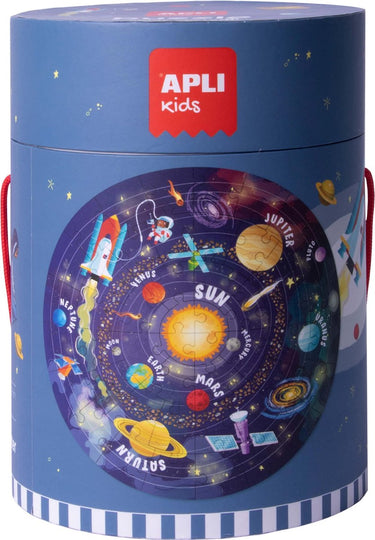 Apli kids ronde puzzel zonnestelsel