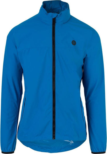 Agu go regenjas essential - regenjas dames heren - ademende en waterdichte regenjas - fietsjack - blauw - xl